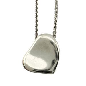 Tiffany & Co Elsa Peretti Whole Heart Necklace in Sterling Silver